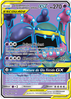 Grotadmorv et Grotadmorv d'Alola-GX (Soleil et Lune Alliance Infaillible 196)